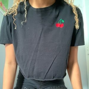 Black Cherry Crop Top